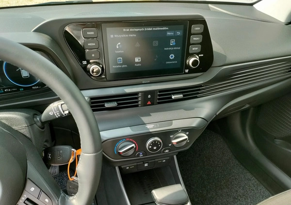 Hyundai i20 cena 67800 przebieg: 9000, rok produkcji 2021 z Radymno małe 631